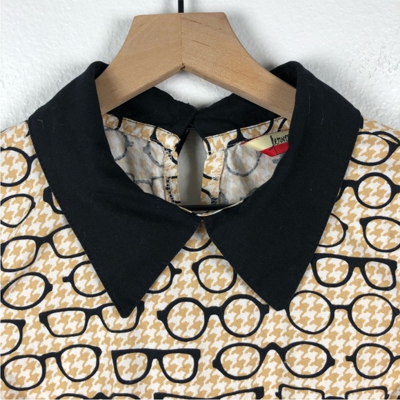 Modcloth fervour clear as day off dress glasses xs - Picture 6 of 9